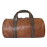 Кожаная дорожная сумка Dossolo cog/brown
